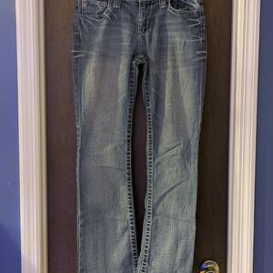 Big star Hazel  Curvy Fit Straight Leg Blue Jeans